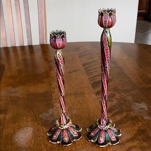 Jay Strongwater candle holders